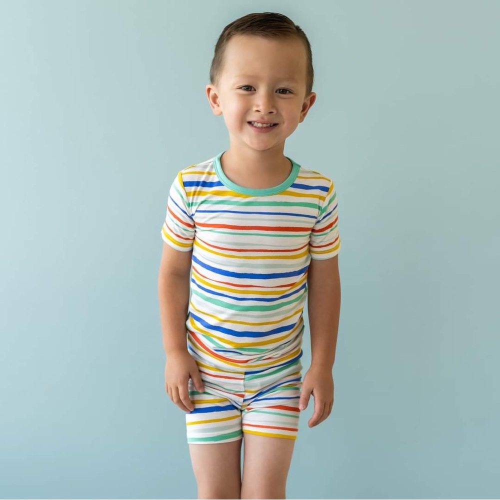 Little Sleepies Summer Stripes Pj Set